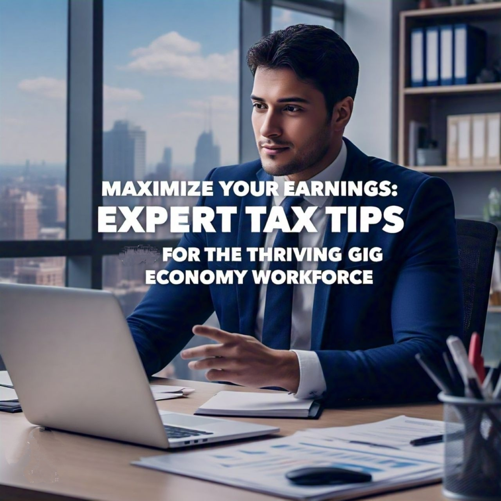 MAXIMIZE YOUR EARNINGS: 5 EXPERT TAX TIPS FOR THE THRIVING GIG ECONOMY WORKFORCE