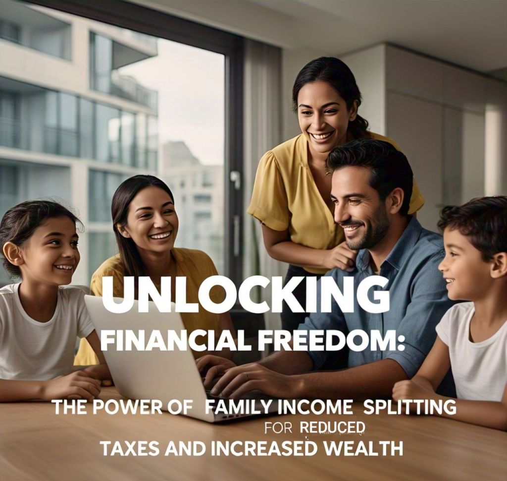 UNLOCKING FINANCIAL FREEDOM: THE POWER OF FAMILY INCOME SPLITTING FOR REDUCED TAXES AND INCREASED WEALTH