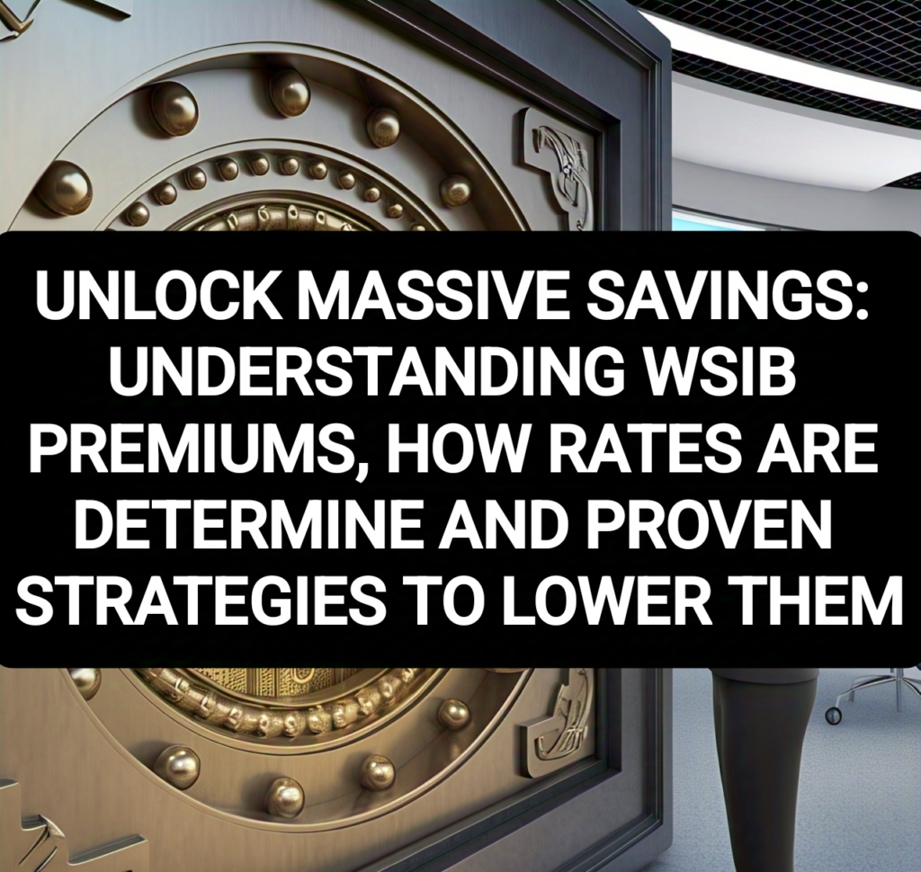 UNLOCK MASSIVE SAVINGS: UNDERSTANDING WSIB PREMIUMS, HOW RATES ARE DETERMINED, AND PROVEN STRATEGIES TO LOWER THEM